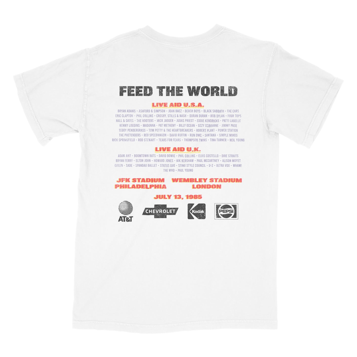 "LIVE AID" Philadelphia Concert Tee (1985)